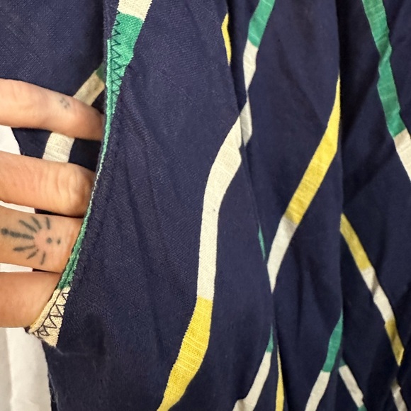 VINTAGE pocket Dress with Stripes - Picture 6 of 6